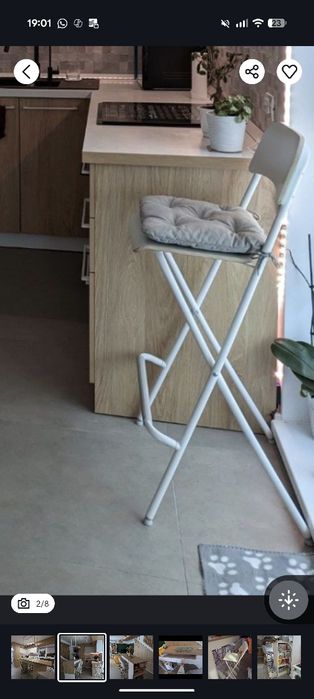 Scaun înalt de bar ikea