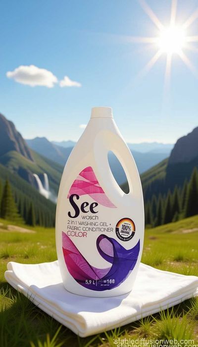 Гел+Омекотител за пране 5,9L SEE Wasch COLOR