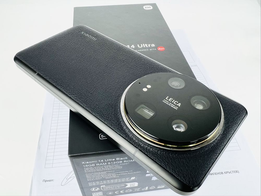 Xiaomi 14 Ultra 5G 512GB 16RAM Black Перфектен! 3г. Гаранция!