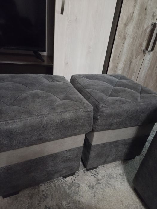 Продается диван уголок графитового цвета