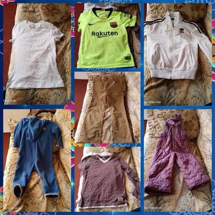 Вещи на разный возраст