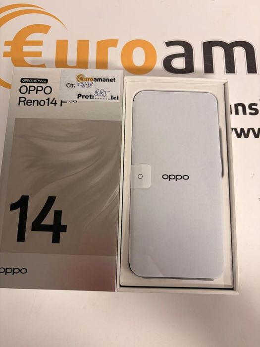 OPPO Reno 14 F 5G, 256GB, 8GB RAM, Dual SIM, Opal Blue -T-