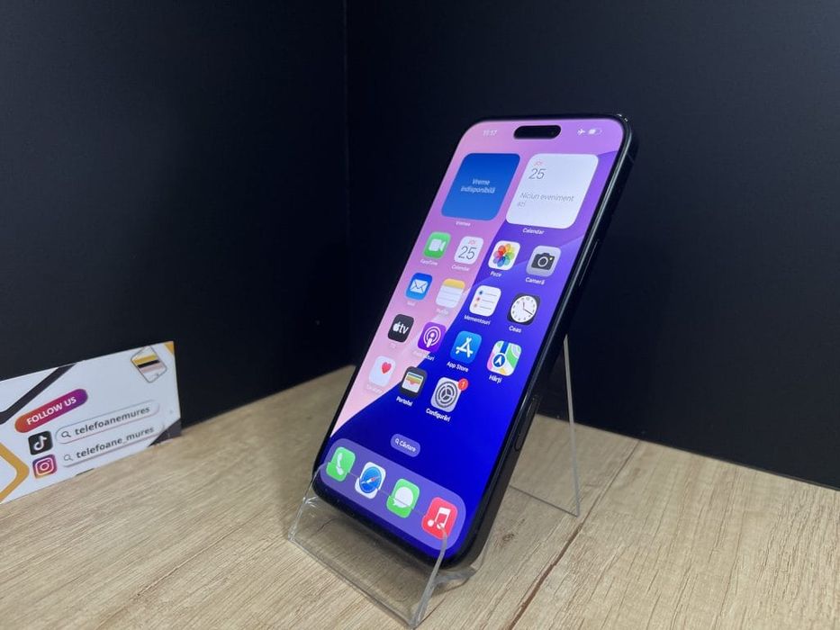 Iphone 16 Plus 128Gb Black 3 ani garanție, Telefoane Mureș