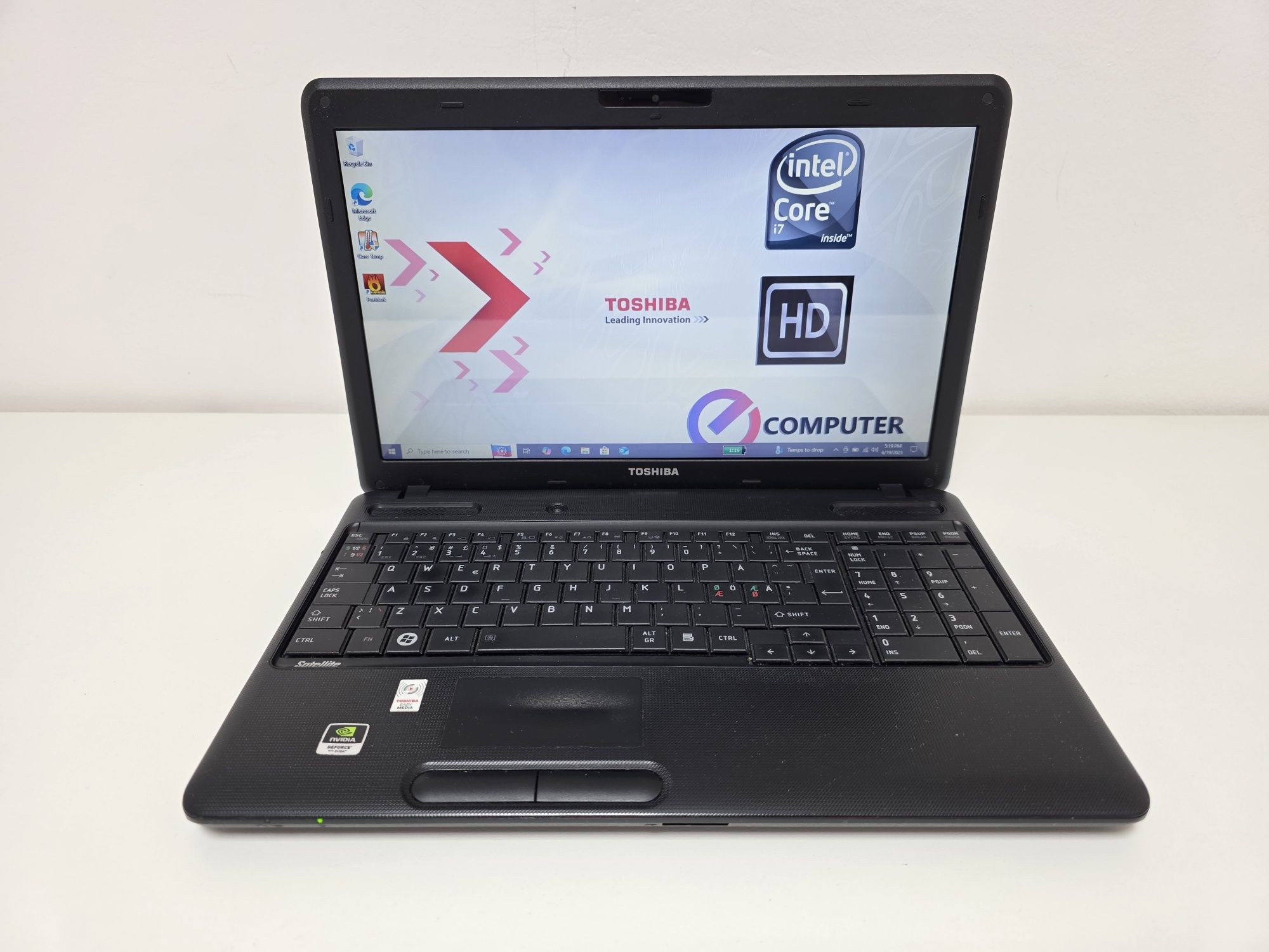 Laptop Toshiba 15.6 i7 ssd nVIDIA GARANTIE