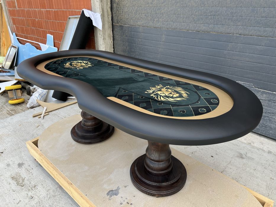 Masa poker customizata ultra lux stoc CustomTables.eu