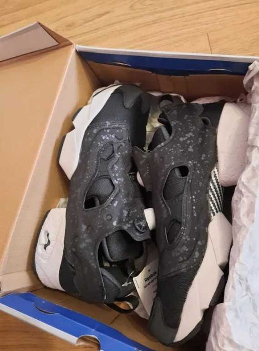 Reebok Instapump Fury - Black Steel, noi, originali, in cutie