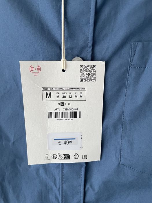 Camasa Barbati, Albastra, M, Zara, noua cu eticheta