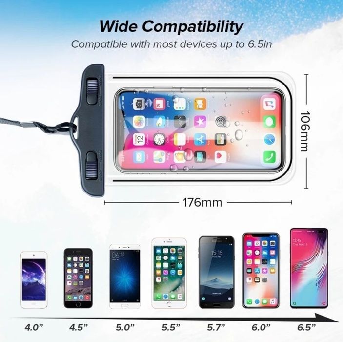Vând husă universala water proof pentru telefon