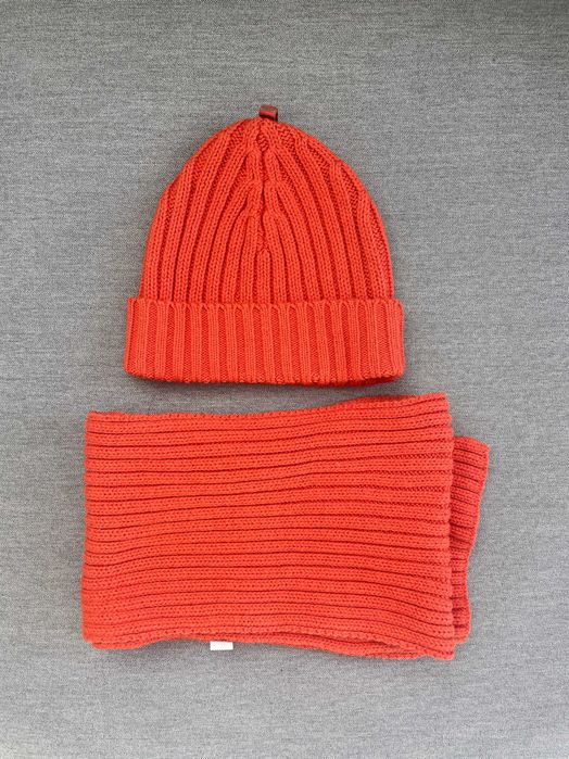 Petit bateau шапка и шал, размер 43/45