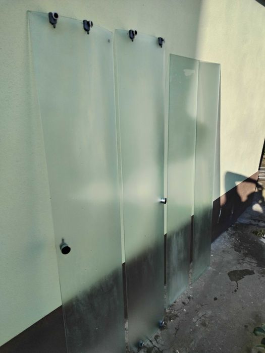 2 geamuri curbe sticla cabina dus 1792x365x4mm sau un fix 1745x333x4mm