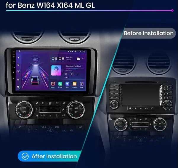 Mercedes GL X164 ML W164 2005 - 2012 Мултимедия с НАВИГАЦИЯ АНДРОИД