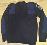 Vand bluzon pază jandarmi, pulover jandarmi si tricou bleumarin nou.