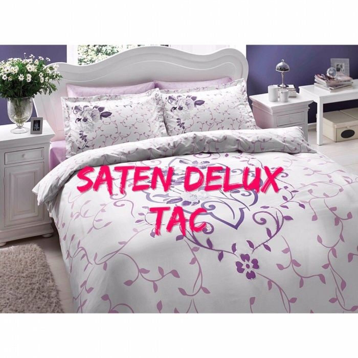 Постельное белье 2сп ТАС  SATEN DELUX Турция
