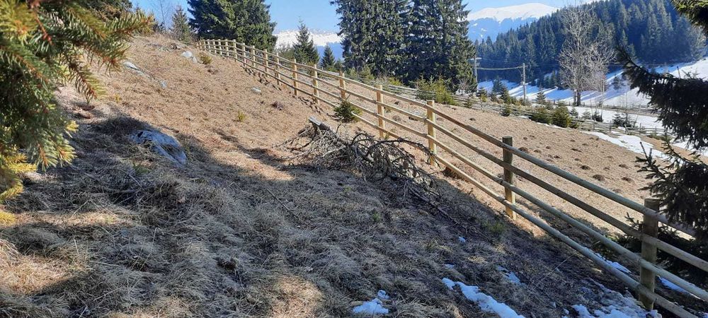 Gard din lemn rotund rustic tratat! - TIP RANCH AMERICAN - ROBUST