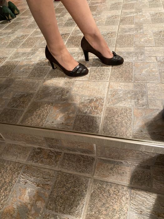 Pantofi Mango piele, 38, comozi