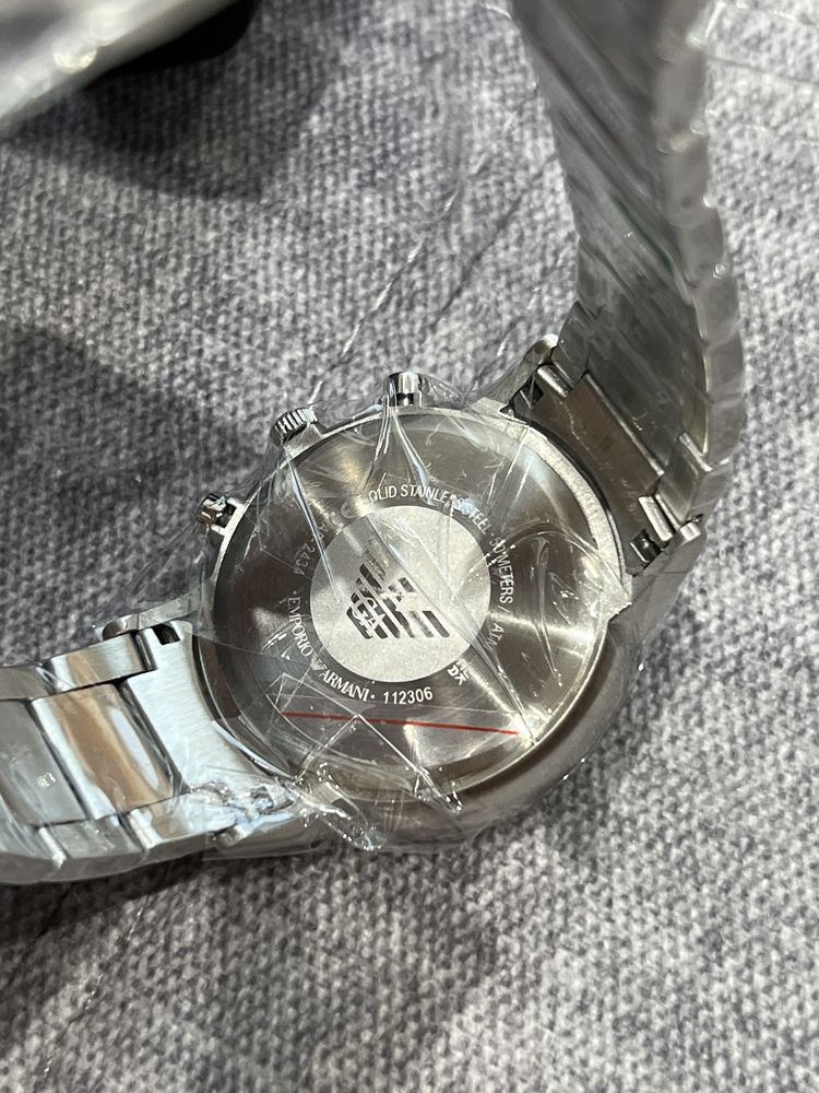 Мъжки часовкик Emporio Armani Часовник AR2434 Сребрист, Чисто нов
