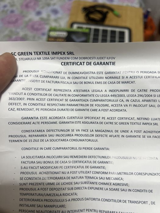 Panou/Incarcator Solar de 3w