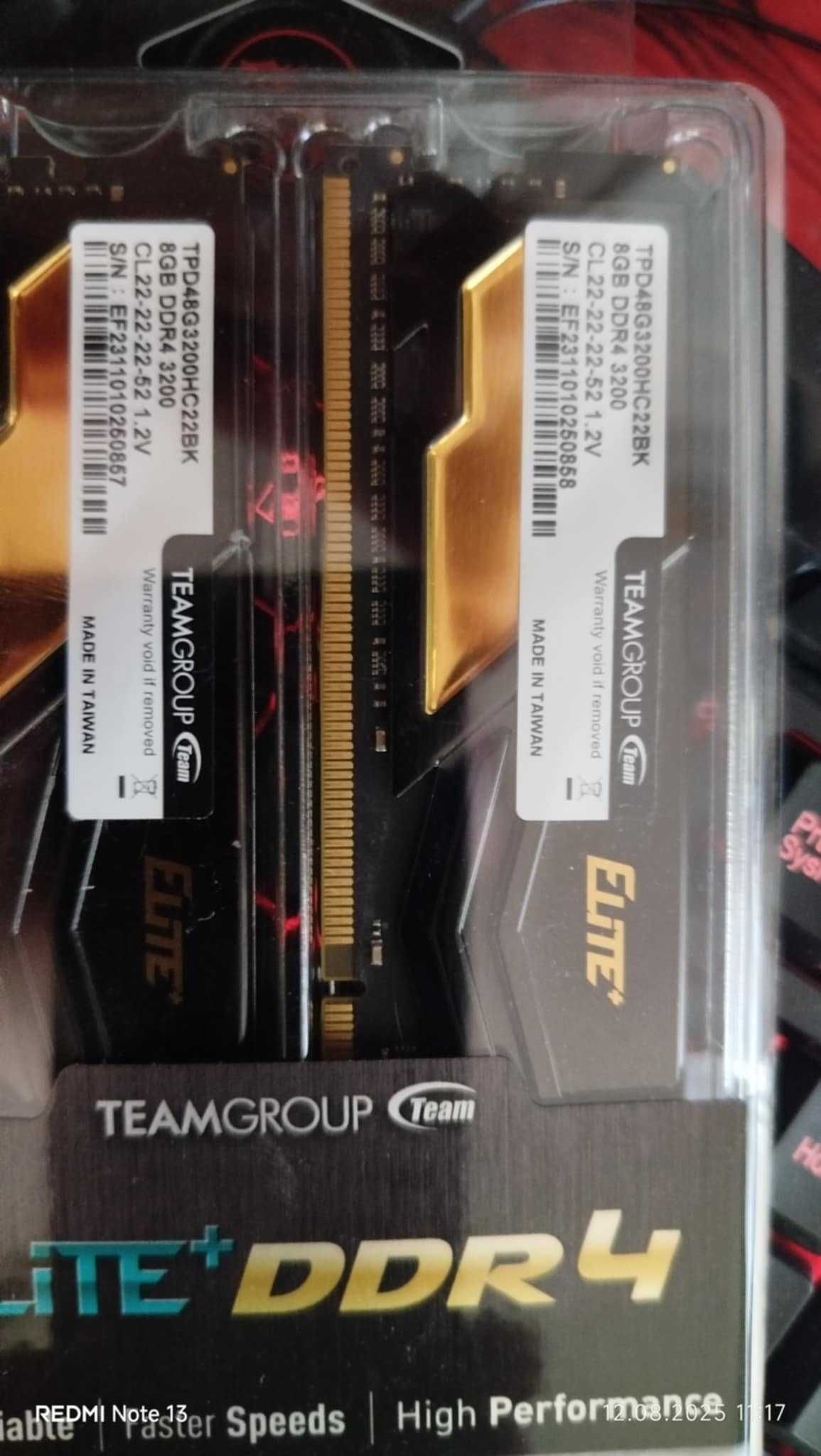 ddr4 TEAMGROUP Elite+ ,кит -2x8gb -3200