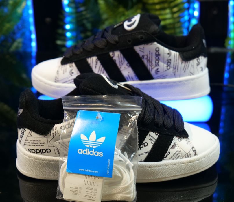 Дамски Кецове Adidas Campus - Цвят - Бяло и черно