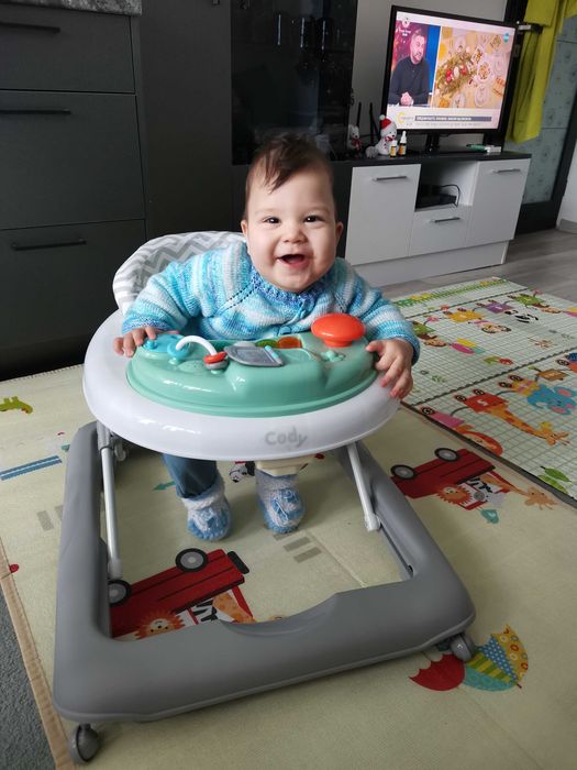 CANGAROO Детска проходилка CODY СИВА