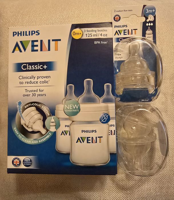 Set Pachet Philips Avent Classic + anti colic system