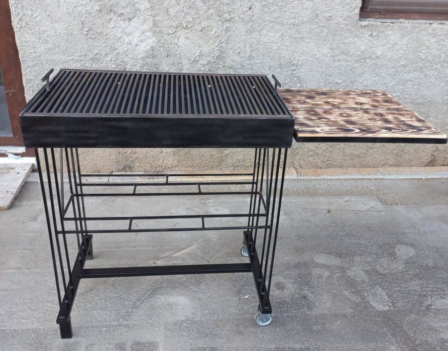 Grătar mare 82x50 cm din tabla groasa de 4mm