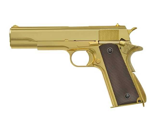 PISTOL  Green GAS BLOWBACK   C O L T 1911 - CUTIE inclusa airsoft