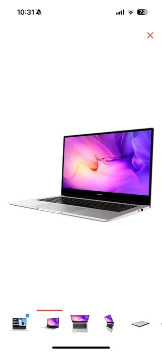 Продам ноутбук Huawei Matebook D14. Пользовалась всего 2 месяца.