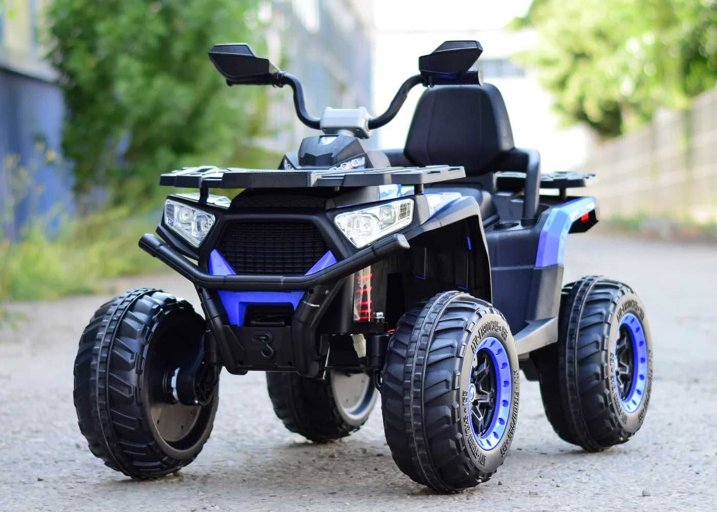 ATV electric copii 3-9 ani Super OffRoad 4x4,140W cu Telecomanda Blue