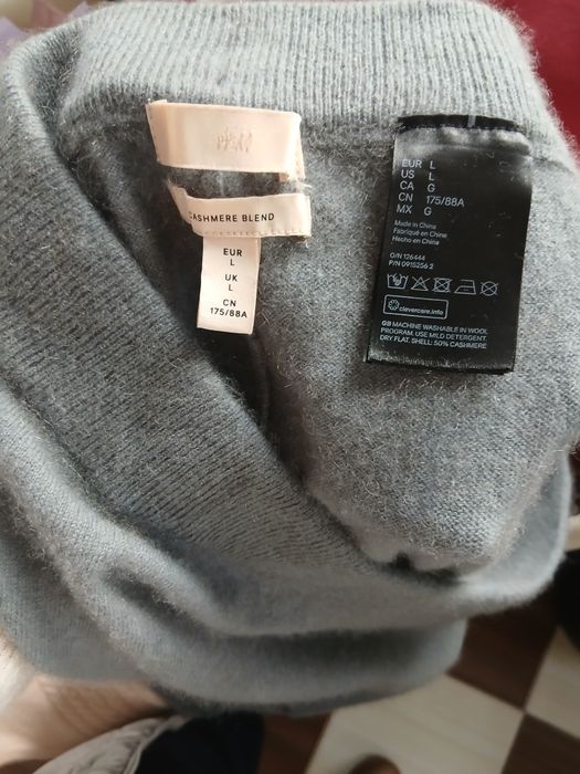 Pantaloni damă cașmir și lână mărimea L