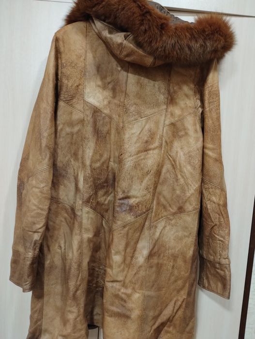 Дамско Палто Естествена кожа