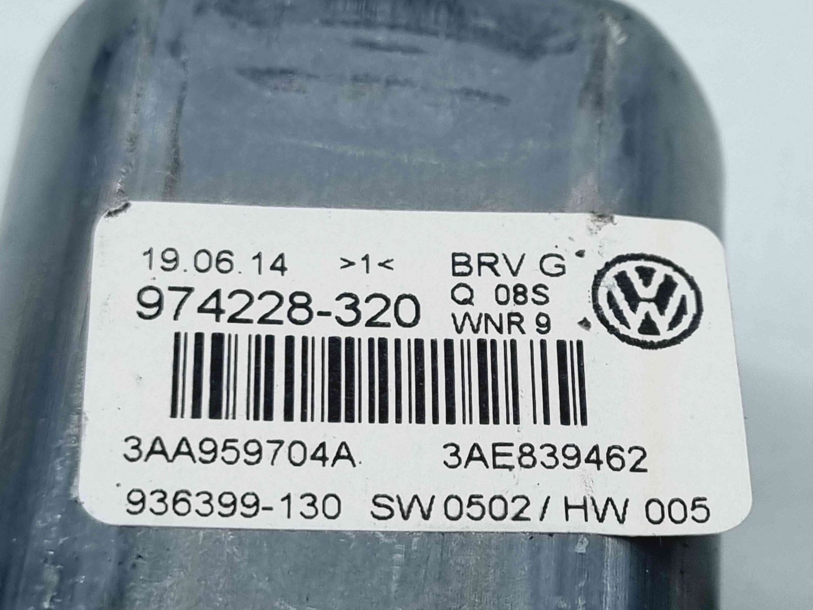 Motoras geam dreapta spate Volkswagen Passat B7 (362) [Fabr 2010-2014]