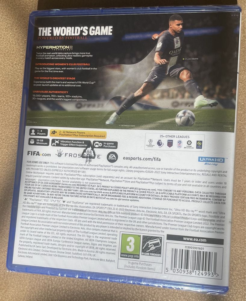 Fifa 23 disc ps5 yengi ochilmagan