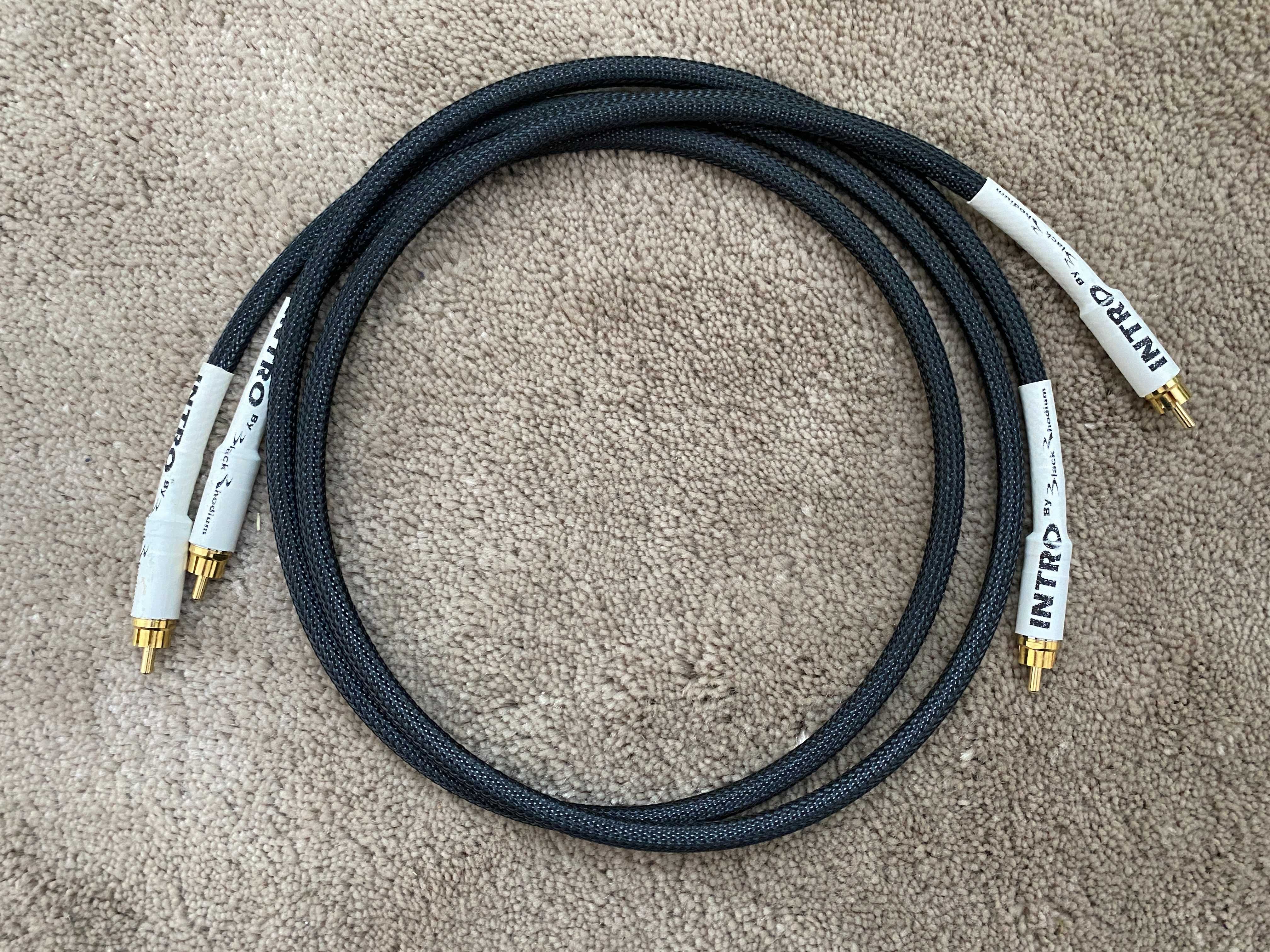 Висококачествени кабели Black Rhodium Intro Stereo RCA