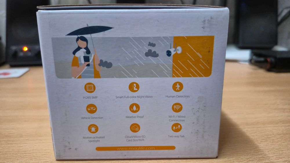 4 бр. Камери за видеонаблюдение IMOU Bullet 3 IPC-S3EP-5M0WE