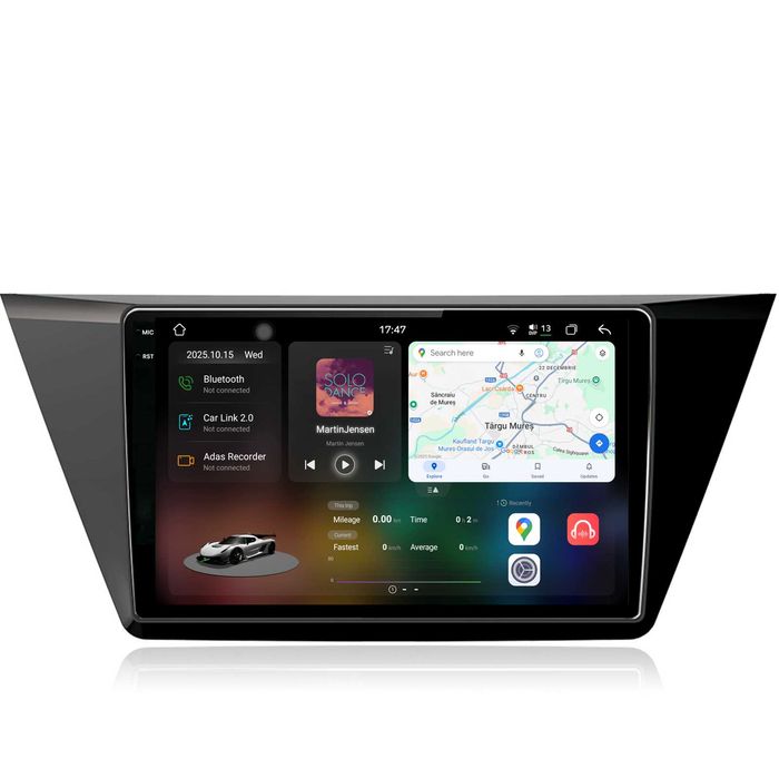 Navigatie Dedicata Android VW Touran (2014-2020), 10Inch, BT, Carplay