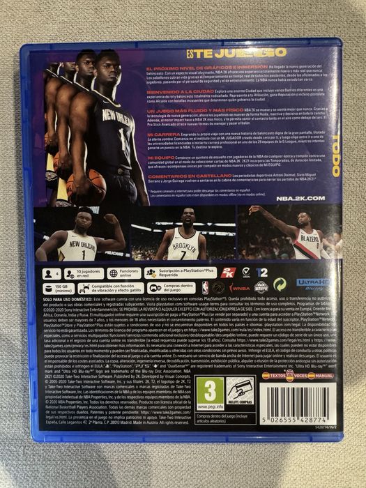 Игра NBA 2K21 за ps5