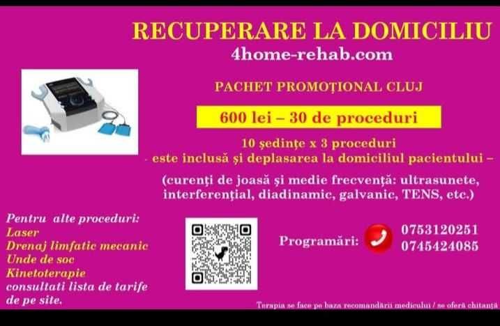 Recuperare la domiciliu - PROMOTIE !!!