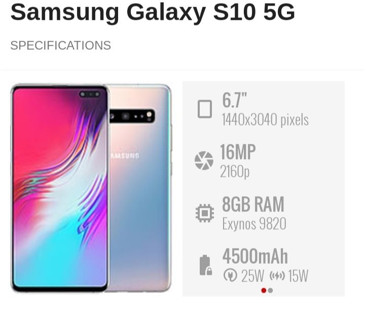 Samsung s10 5g sotladi