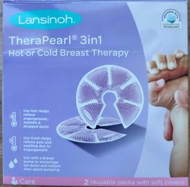 Гел-Стелки за гърди Lasinoh TheraPearl 3in1 Hot or Cold Breast Therapy