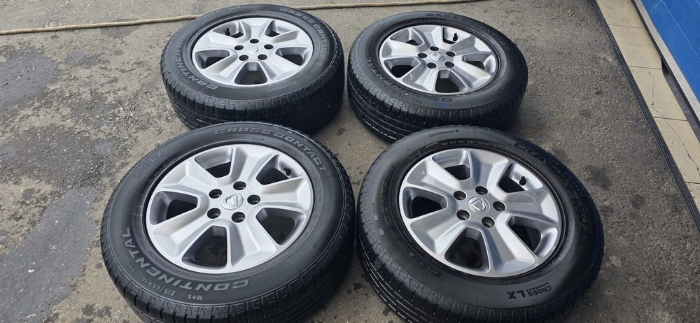 Jante roti aluminiu cu anvelope originale Dacia Duster 2