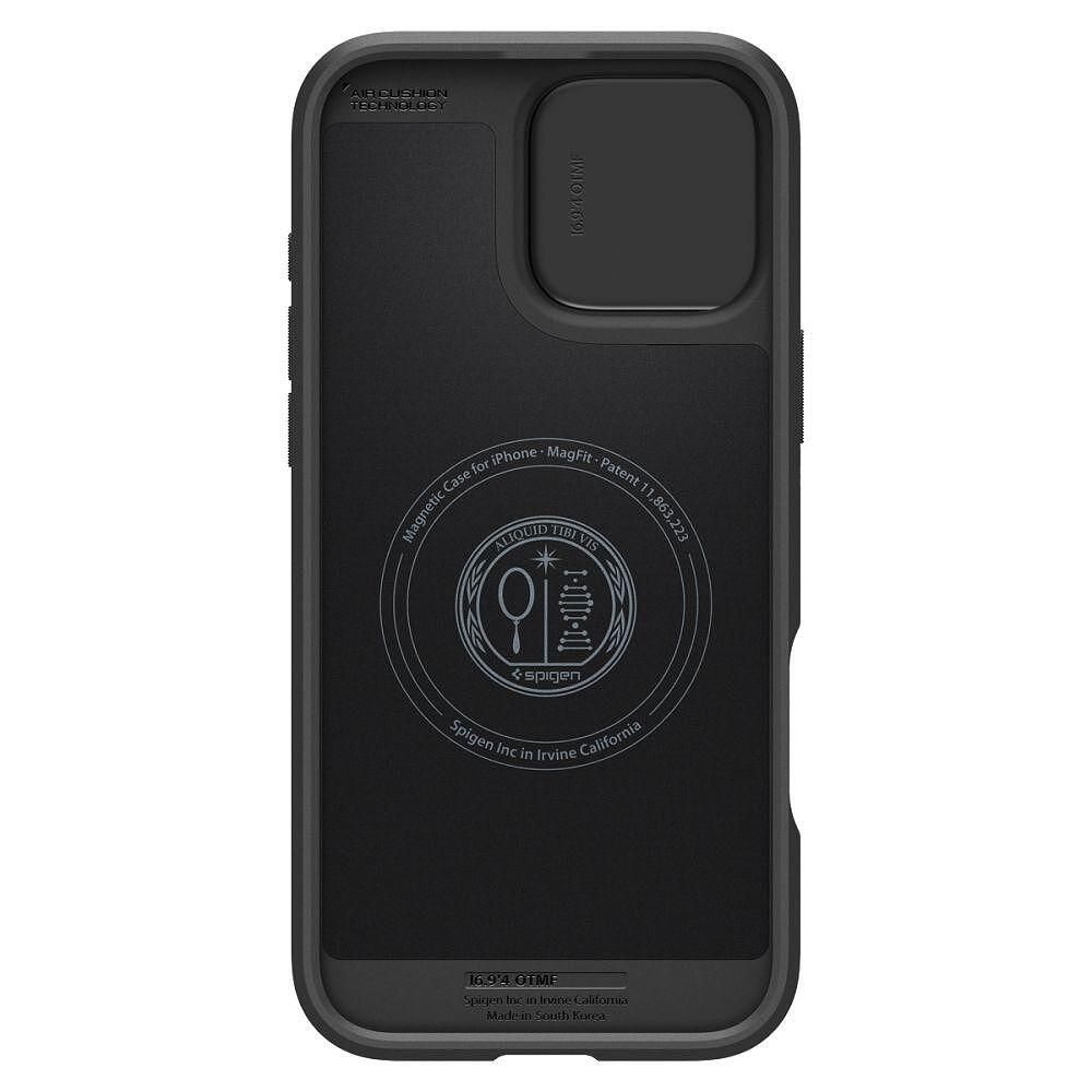 Кейс spigen optik armor mag magsafe за iphone 16 pro black