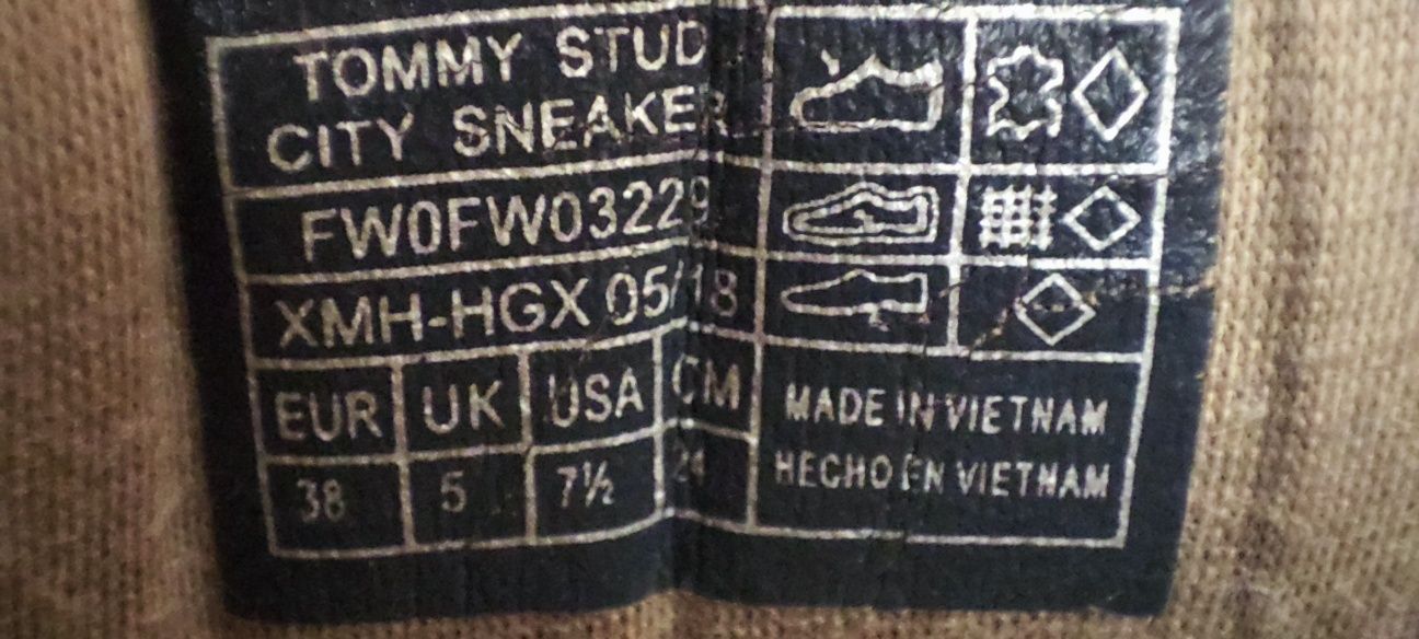 Спорни обувки маратонки Tommy Hilfiger UK5 EUR38