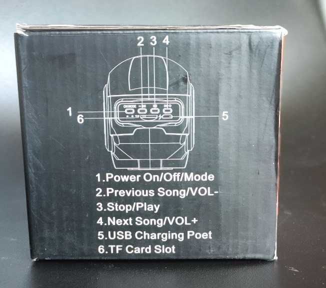 Портативная Bluetooth колонка Iron Man. Portativ Bluetooth dinamik