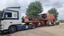 Transport combine , tractoare, excavatoare, prefabricate beton.