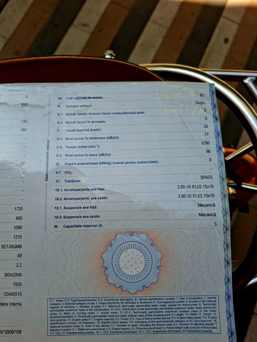 Okazie Vand scuter IVa fără permis