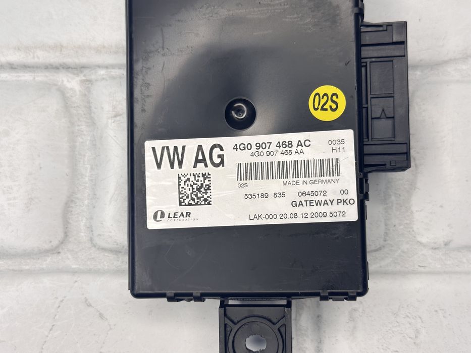 Gateway модул AUDI A6 A7 C7 4G 4G0907468AC 4G0907468AA