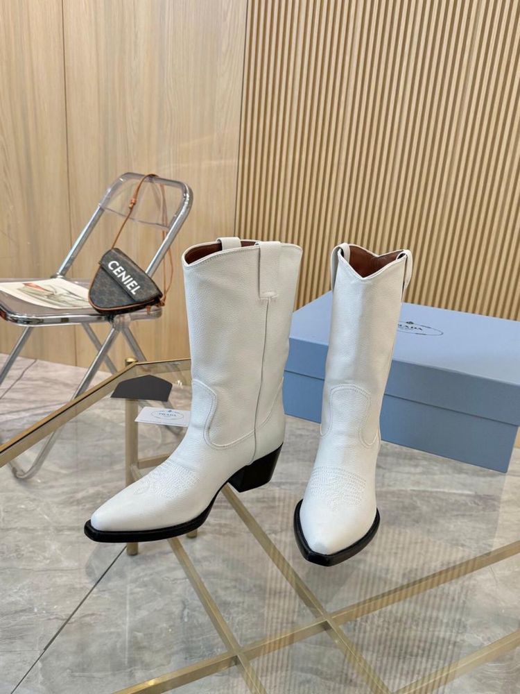 Ботуши Естествена кожа PRADA
