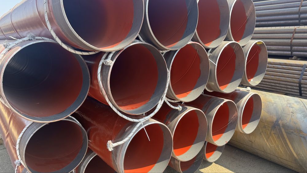 Vand Tevi Metalice Sudate Elicoidal Vopsite  Epoxi intrior exterior