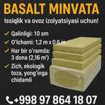 Basalt - issiq va sovuqdan ishonchli himoya! 21000 soʻmdan boshlab